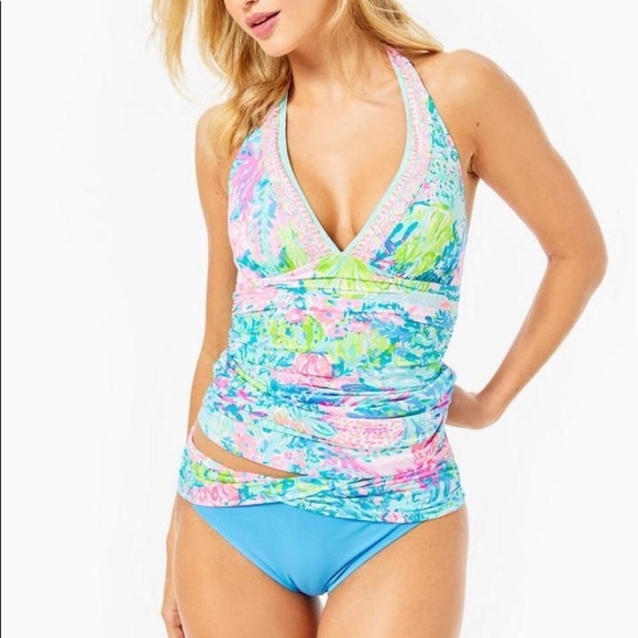 Lilly Pulitzer fished my wish engineer bottom - Picture 1 of 7